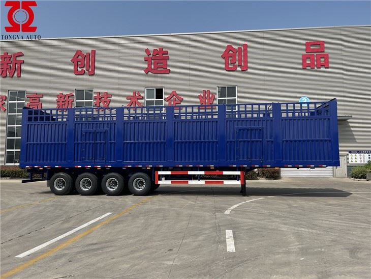 4-axlad Stake Semi Trailer