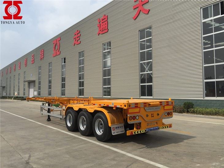 Skelett semitrailer