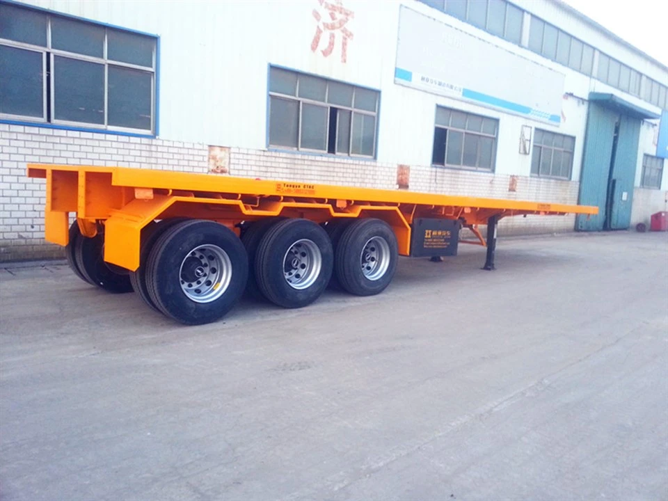 3-axlad containerflak semitrailer