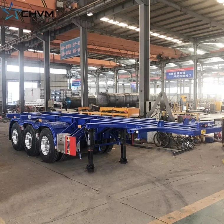 40FT   Container   Skelett   Lastbil   Trailer