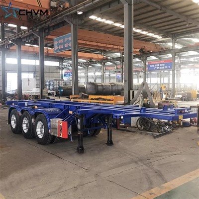 40FT Container Skelett Lastbil Trailer