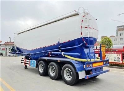 45T Bulk Cement Trailer Fabrikspriser Bulk Cement Tank Semi Trailer Till Salu