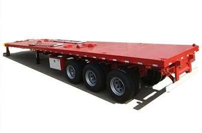 Kina Hot-sale 40ft flak lastbil trailer med hållbar kvalitet