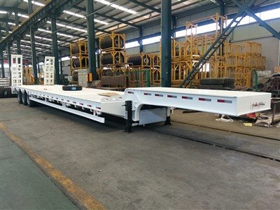 Heavy Duty Low Bed Semi Trailer