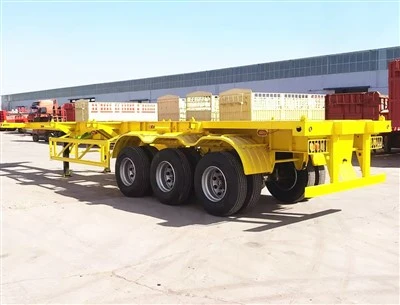 Skelett Semi Trailer Med Svanhals