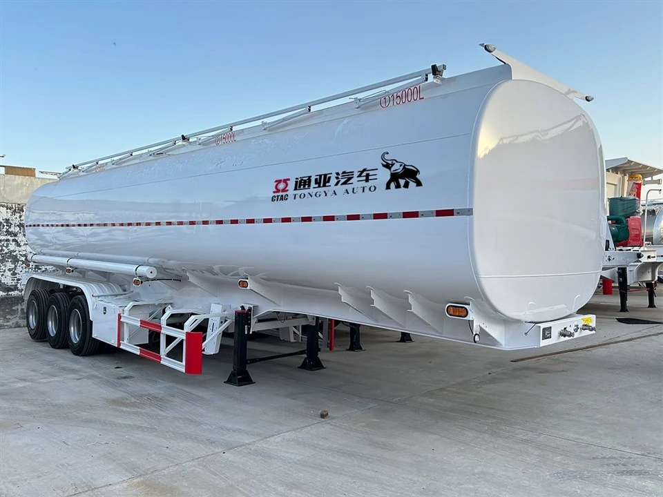 3-axlad 36T Bränsletanker Semi Trailer