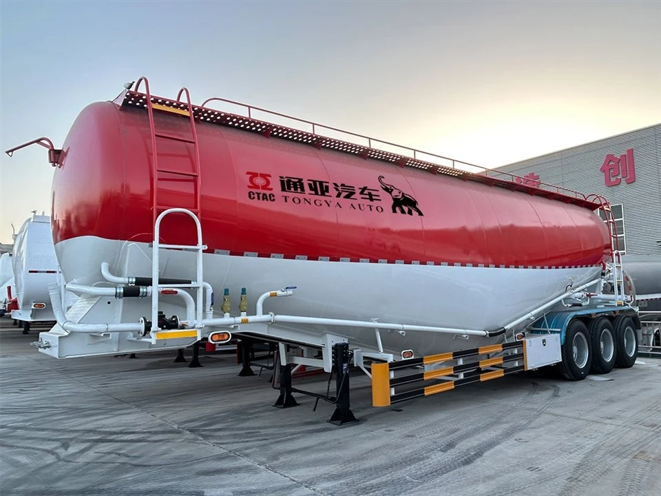 3-axlad BPW Bulk Cement Tanker Semi Trailer