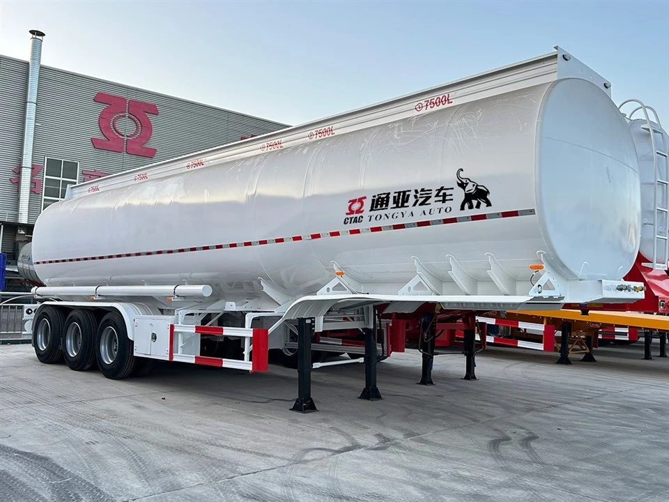 3-axlad Fuwa Oil Tanker Semi Trailer