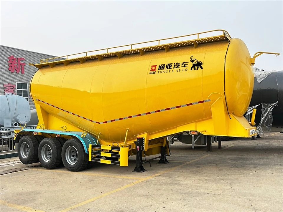 3-axlad Powder Tanker Semi Trailer Till salu