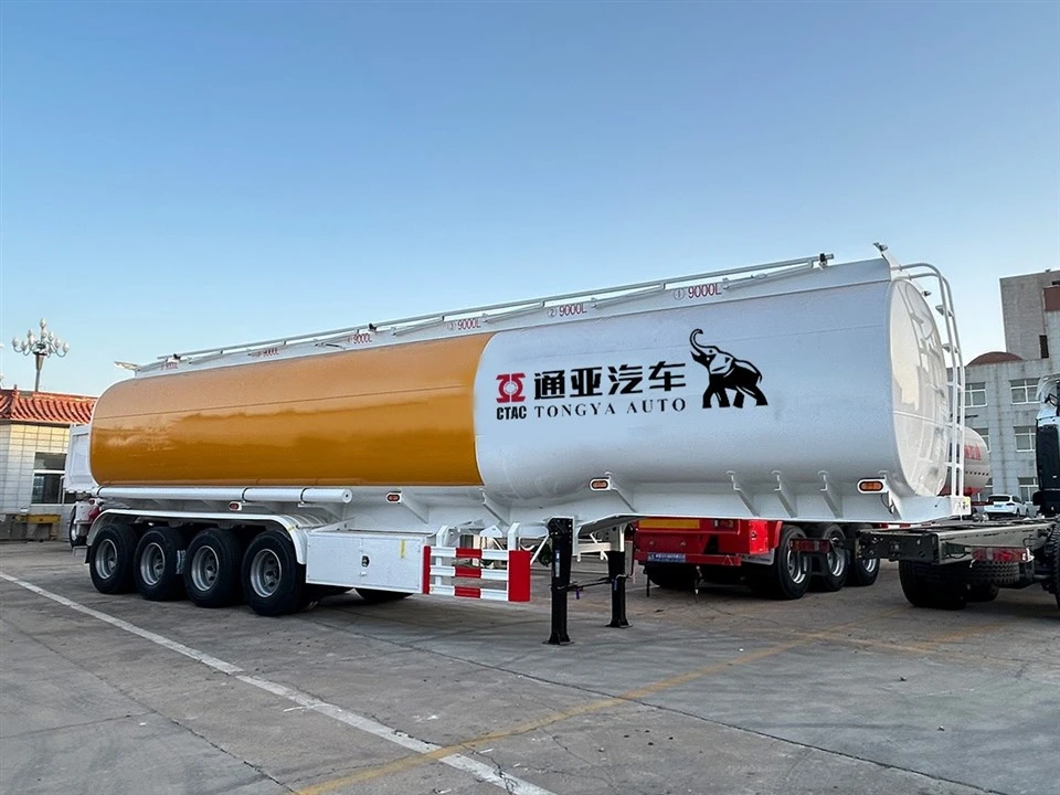 4 axlad 54000 liters bränsletank semitrailer