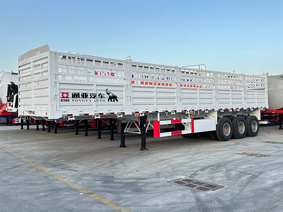 40T Bulk Cargo Transport staket Semi Trailer