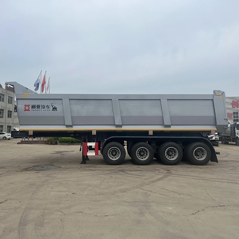 60T bakre dump -halva trailer med OTTC -certifiering