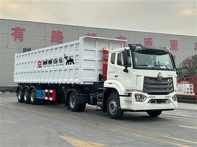Dumpa Semi Trailer Med Hydraulcylinder