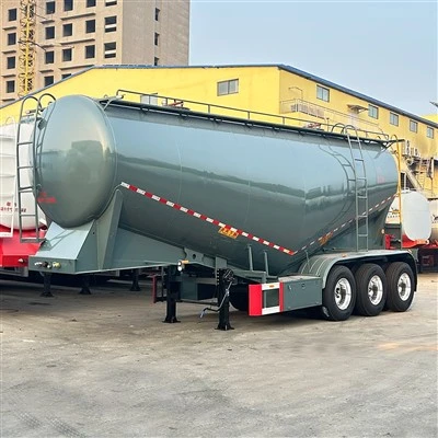Bulk Cement Tanker Semi Trailer För Pulver
