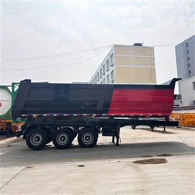 Heavy Duty U Typ Tipping Tuck Trailer För Transport Stones Sands Lågt Pris